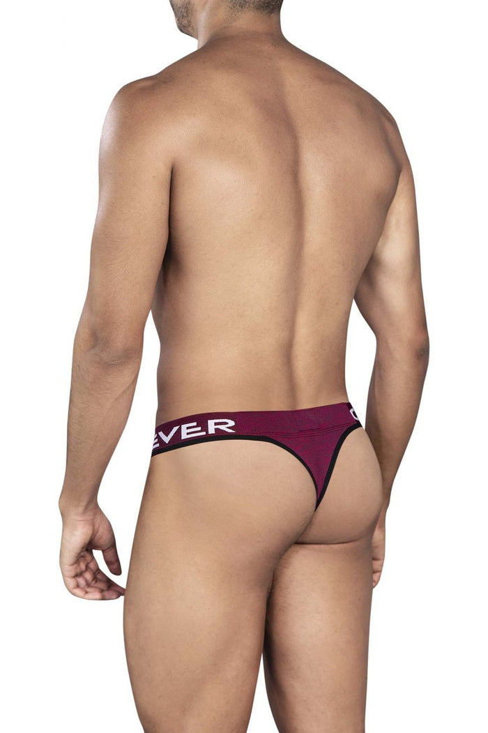 Clever Moda Clever 0940 Jasped Thongs Color Grape