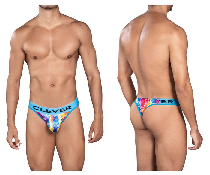 clever moda Clever 0941 Medusa Thongs Color Blue