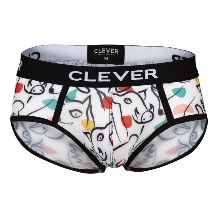 Clever Moda Clever 1726 Grange Briefs Color White