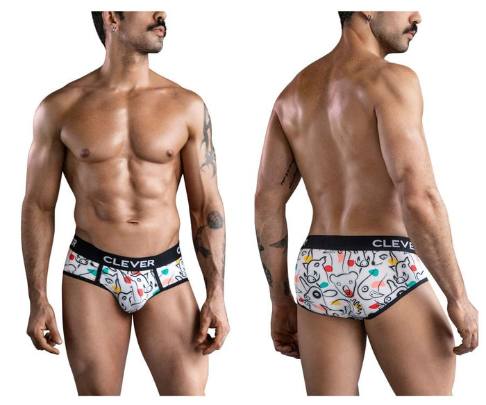 clever moda Clever 1726 Grange Briefs Color White
