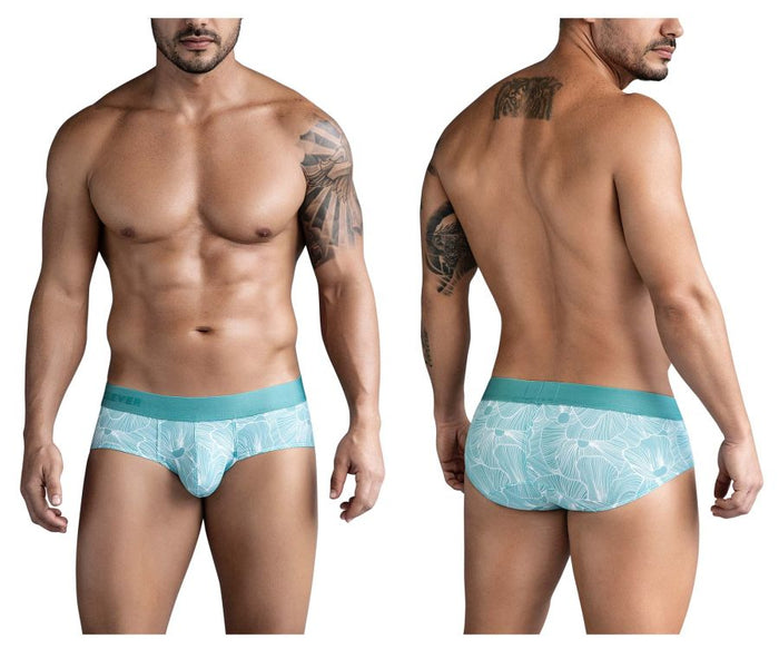 clever moda Clever 1730 Rose Briefs Color Green