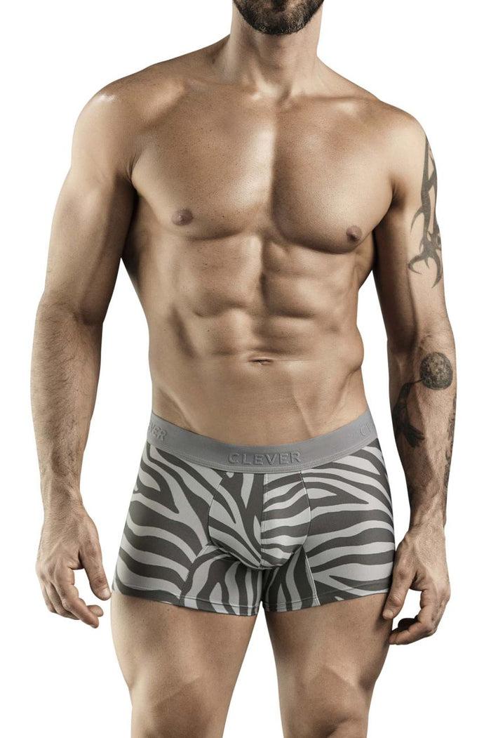 Clever Moda Clever 1800 Cebra Trunks Color Gray