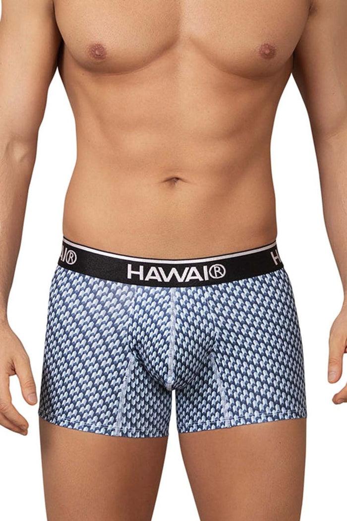 Clever Moda HAWAI 42420 Printed Trunks Color Blue