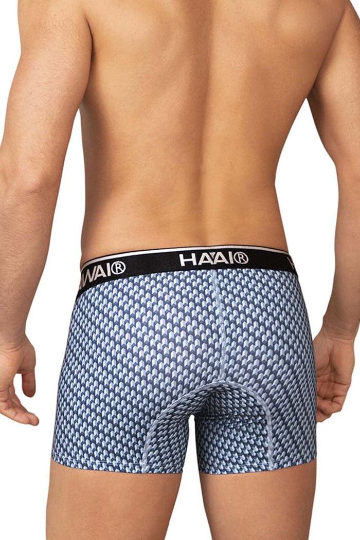Clever Moda HAWAI 42420 Printed Trunks Color Blue