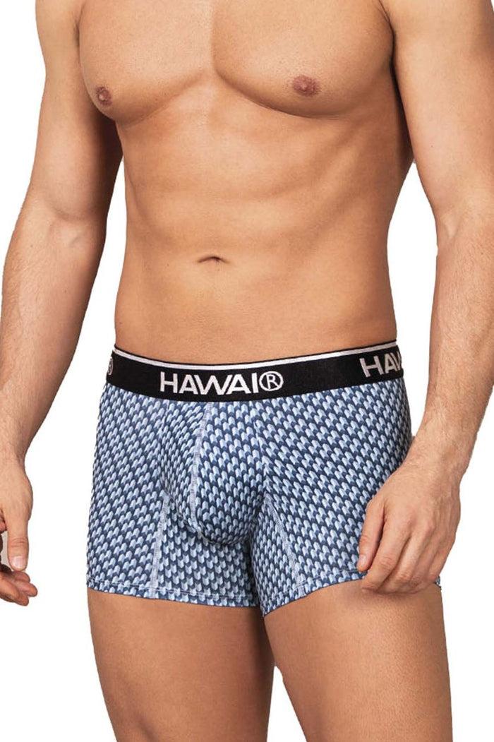 Clever Moda HAWAI 42420 Printed Trunks Color Blue
