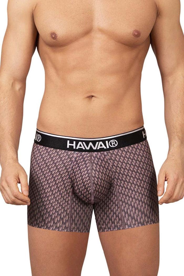 Clever Moda HAWAI 42420 Printed Trunks Color Cocoa