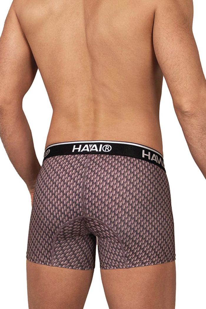 Clever Moda HAWAI 42420 Printed Trunks Color Cocoa