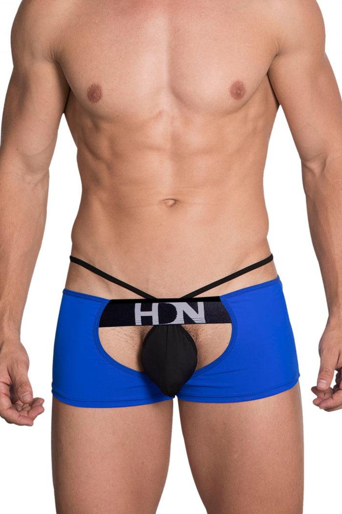 Clever Moda Hidden 957 Open Butt Trunk Color Blue