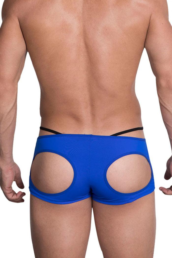 Clever Moda Hidden 957 Open Butt Trunk Color Blue