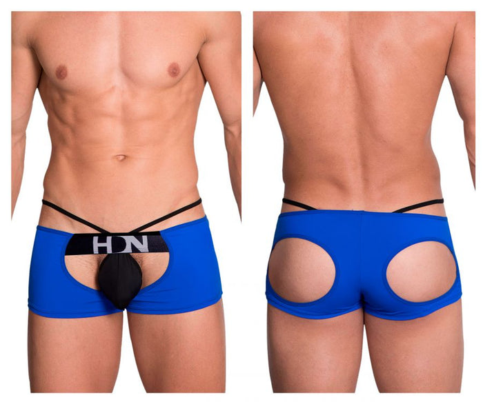 clever moda Hidden 957 Open Butt Trunk Color Blue
