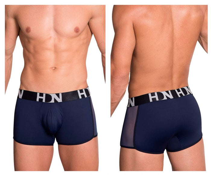 clever moda Hidden 964 Mesh side Trunks Color Blue