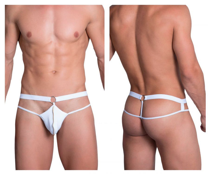 clever moda Hidden 967 Thongs Color White