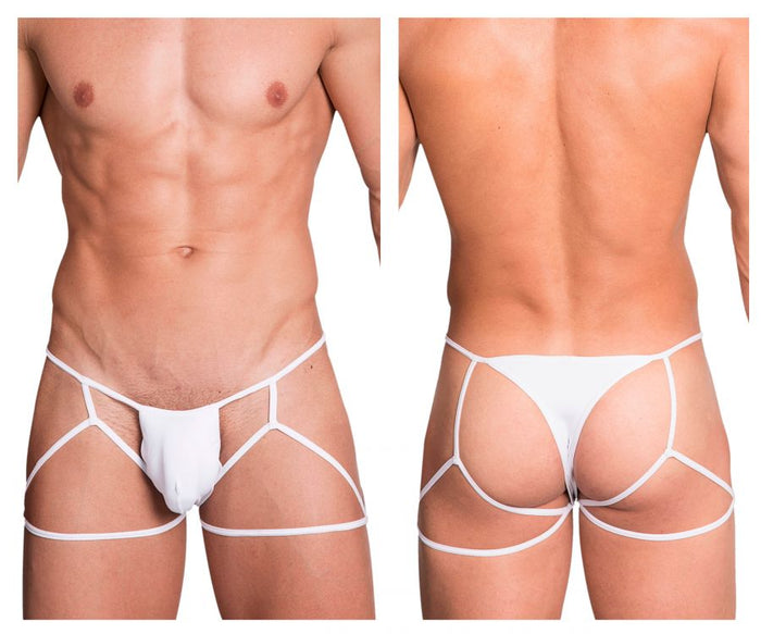 clever moda Hidden 971 Jockstrap-Thong Color White