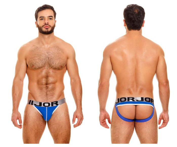 clever moda JOR 1742 Riders Jockstrap Color Royal