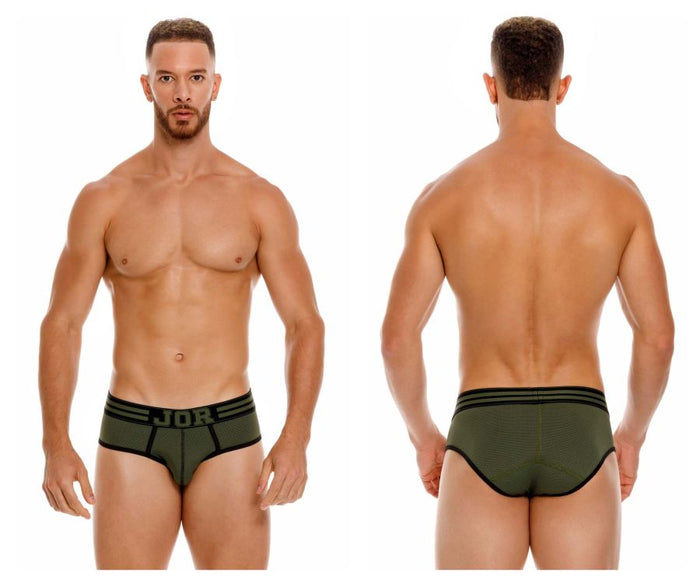 clever moda JOR 1944 College Briefs Color Green