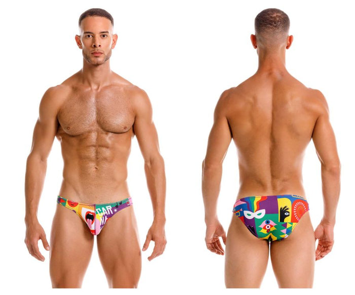 clever moda JOR 2171 Carnival Bikini Color Printed