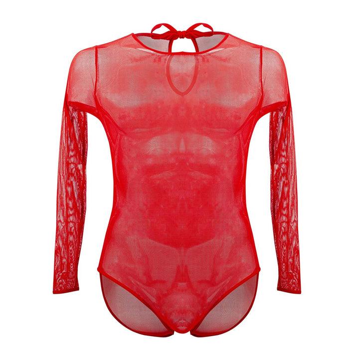 Clever Moda PLURAL PL001 Bodysuit Color Red