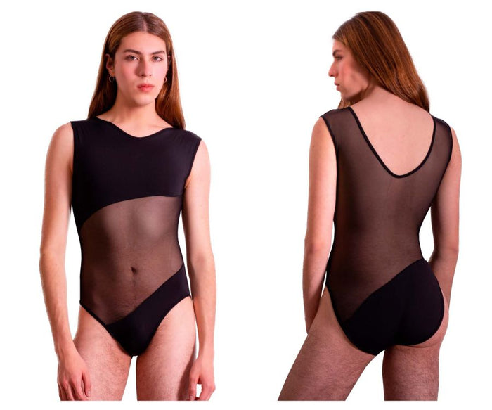 clever moda PLURAL PL002 Bodysuit Color Black