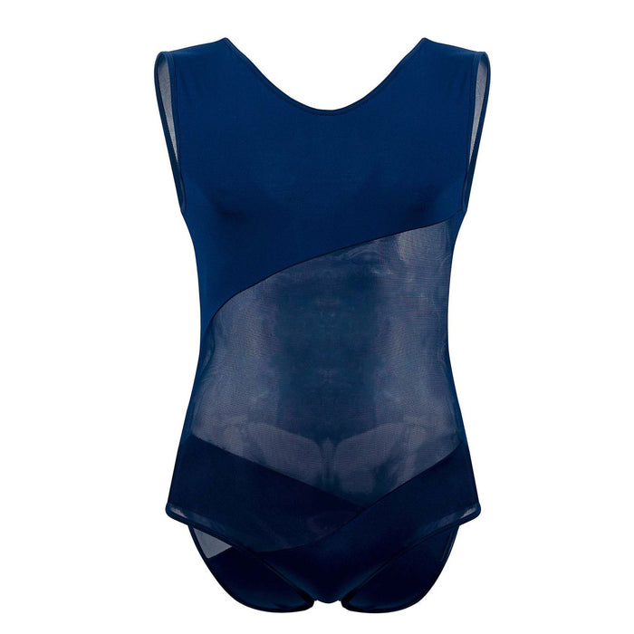 Clever Moda PLURAL PL002 Bodysuit Color Blue