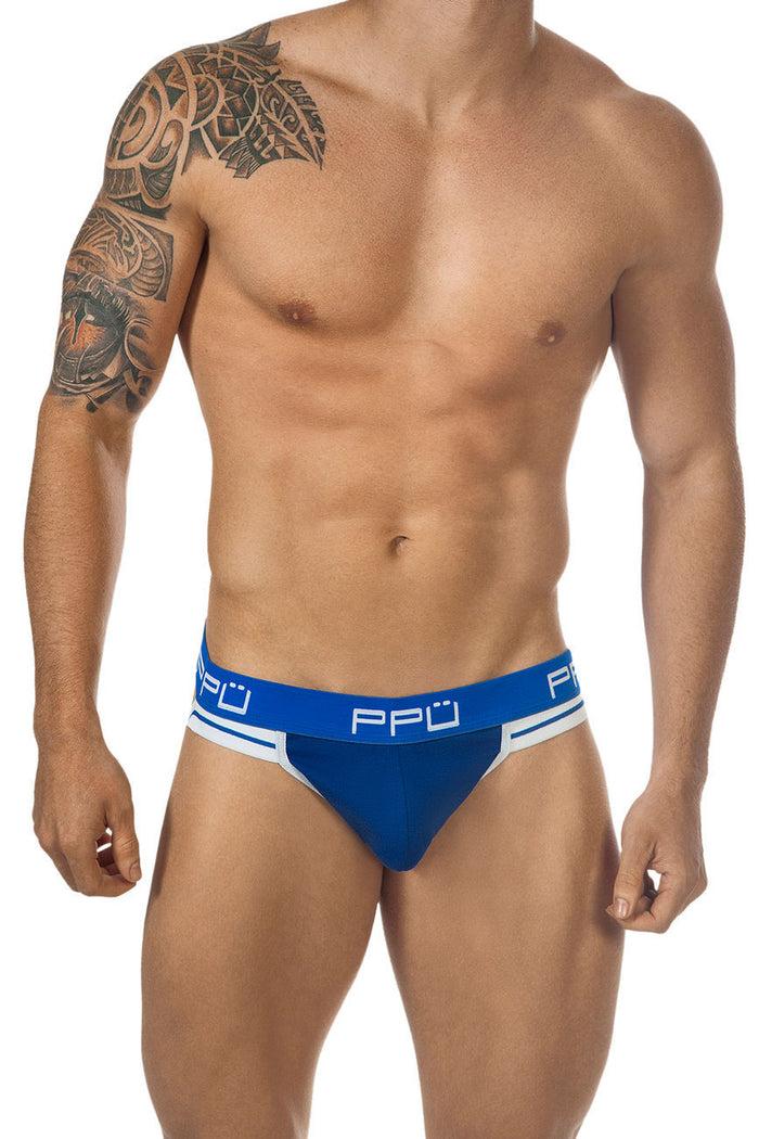 Clever Moda PPU 0965 Jockstrap Color Blue