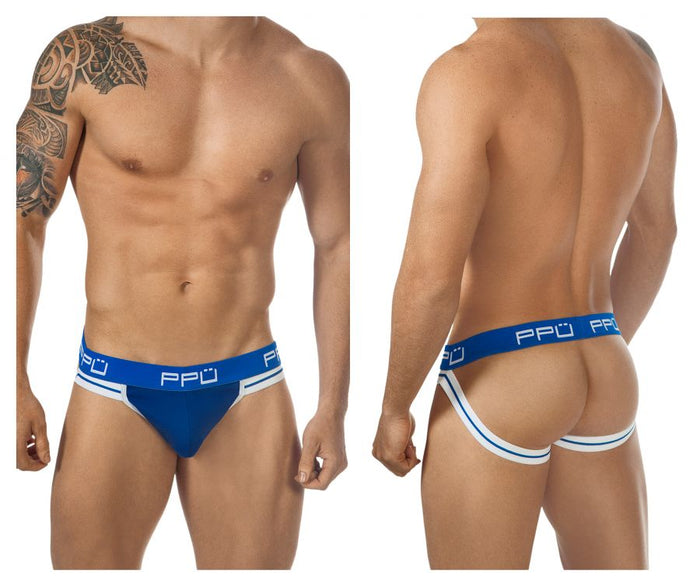 clever moda PPU 0965 Jockstrap Color Blue