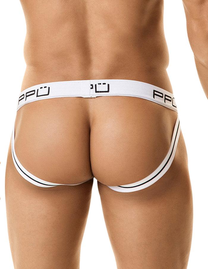 Clever Moda PPU 0965 Jockstrap Color White-Black