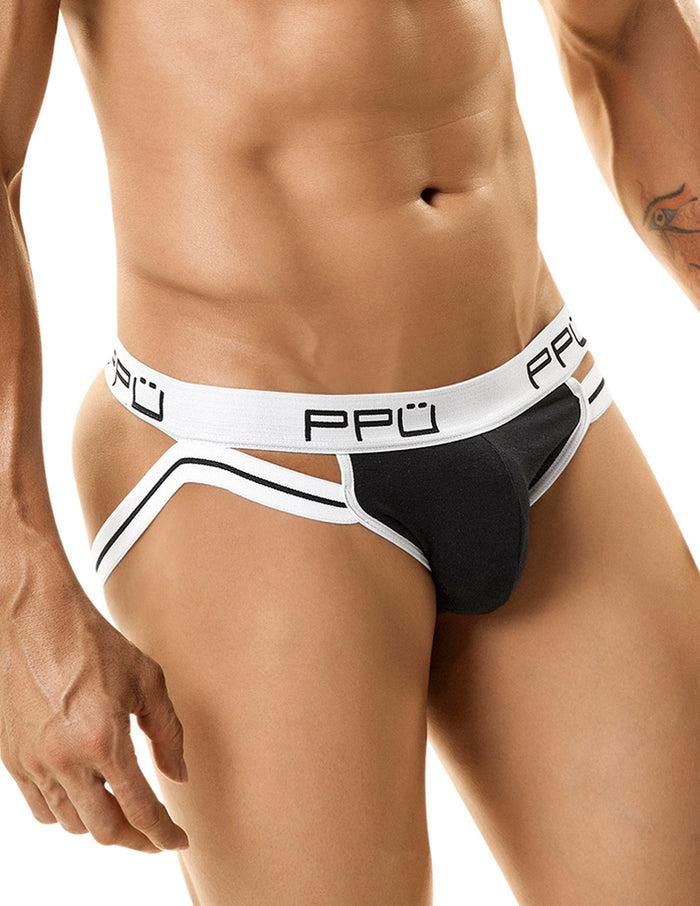 Clever Moda PPU 0965 Jockstrap Color White-Black