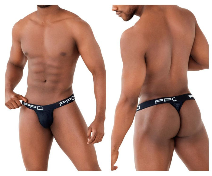 clever moda PPU 2301 Bulge Thongs Color Black