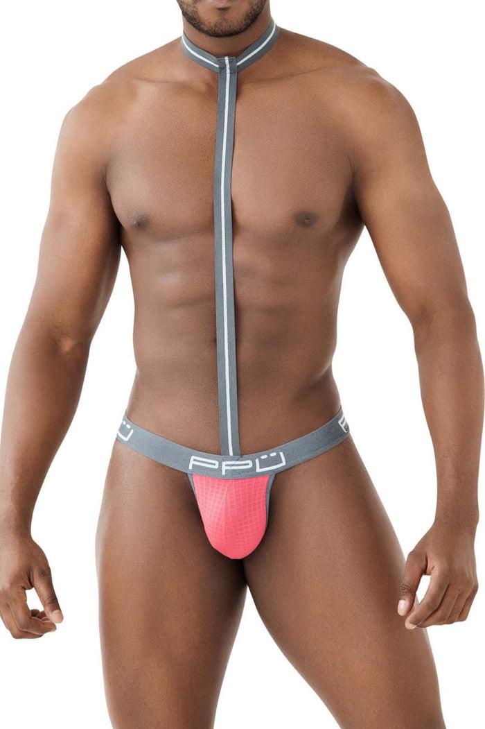 Clever Moda PPU 2302 Harness Thongs Color Coral