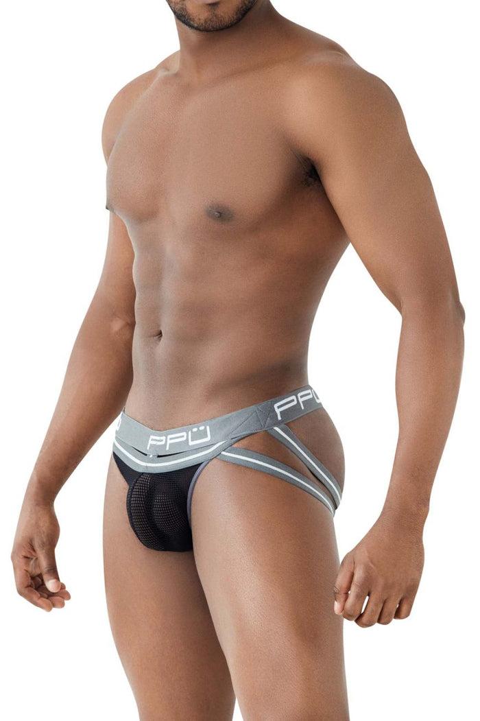 Clever Moda PPU 2305 Mesh Jockstrap Color Gray