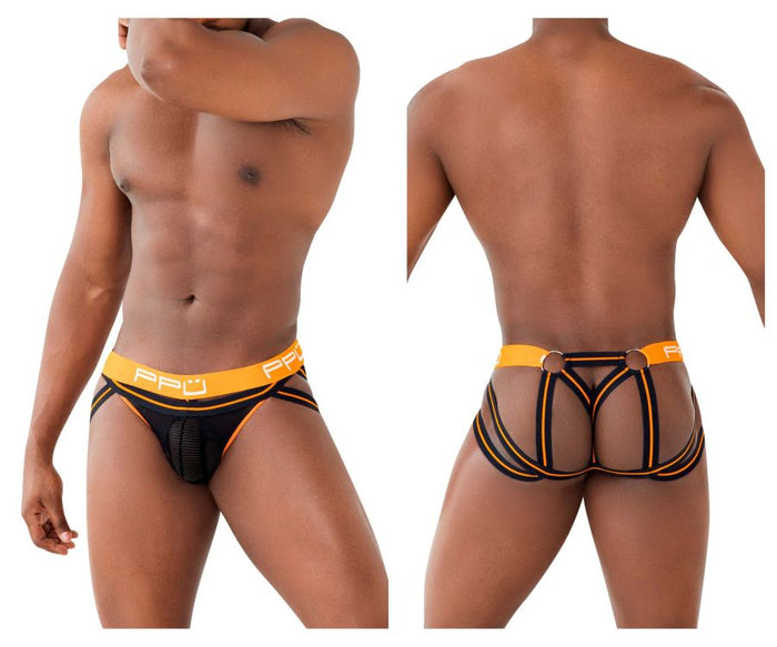 clever moda PPU 2305 Mesh Jockstrap Color Orange
