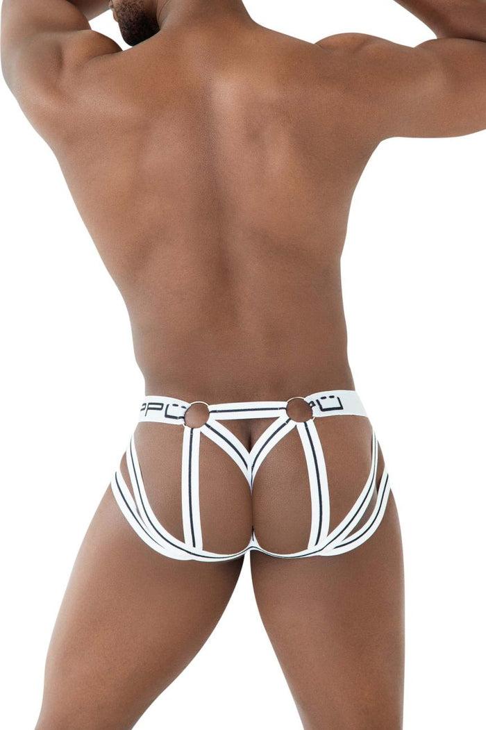 Clever Moda PPU 2305 Mesh Jockstrap Color White