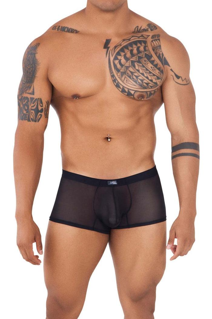 Clever Moda Xtremen 91127 Mesh Trunks Color Black