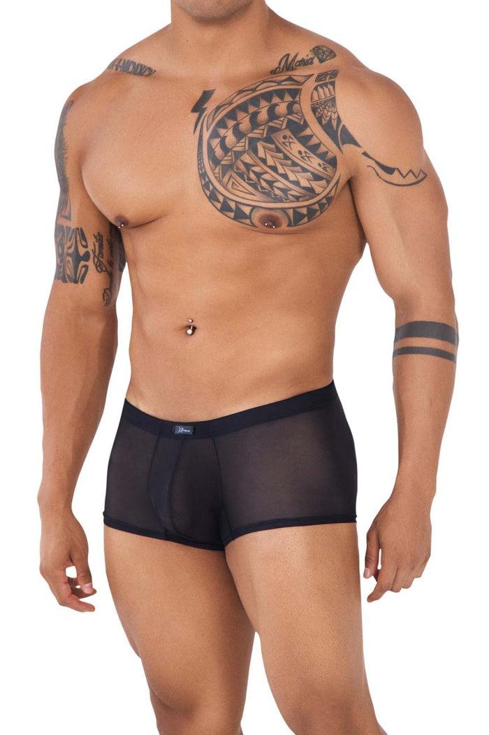 Clever Moda Xtremen 91127 Mesh Trunks Color Black