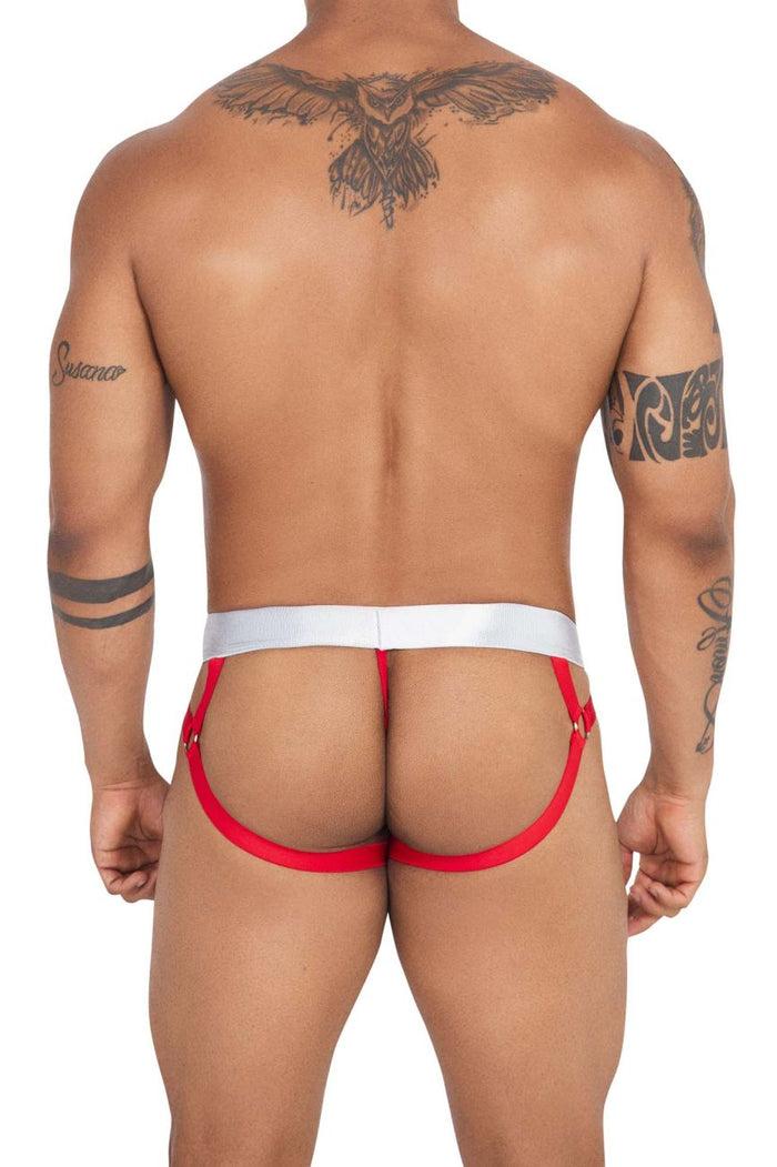 Clever Moda Xtremen 91134 Mesh Jockstrap Color Red