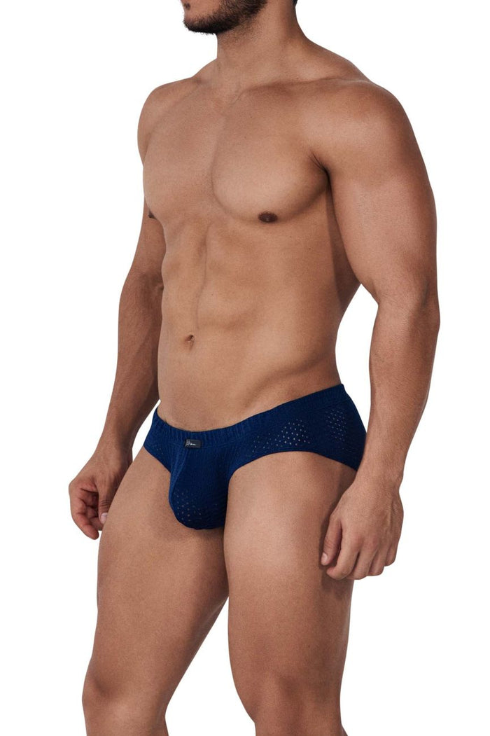 Clever Moda Xtremen 91169 Mesh Briefs Color Navy