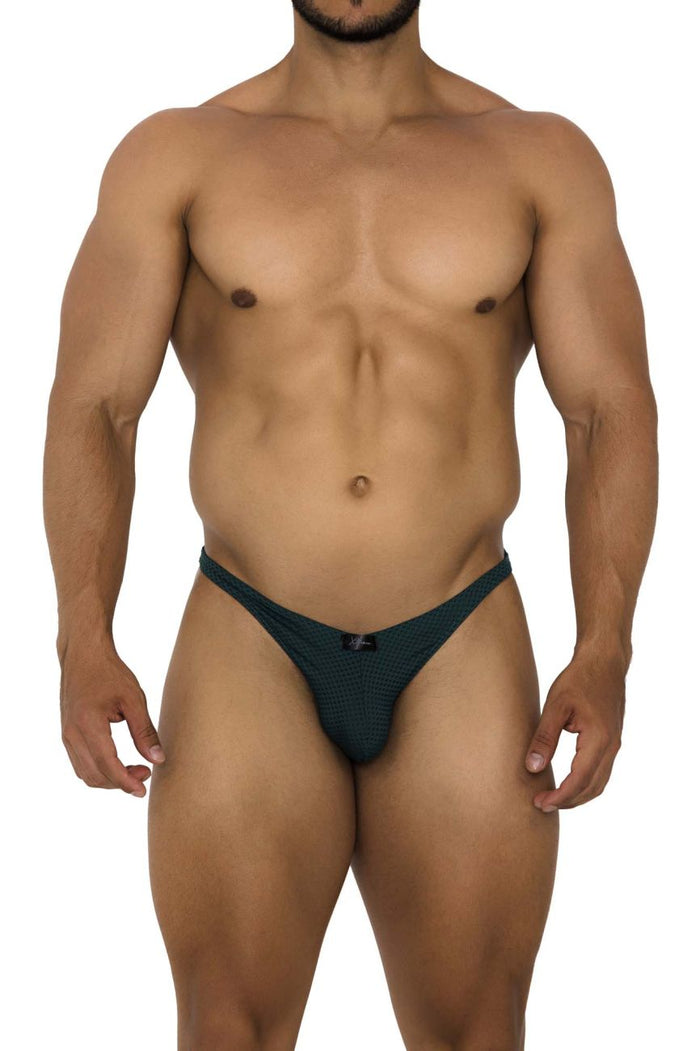Clever Moda Xtremen 91186 Mesh Bikini Color Green