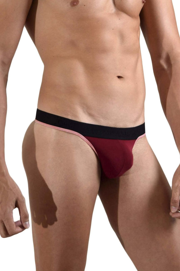 Clever Moda Doreanse 1012-BRD Borderline Thongs Color Bordeaux