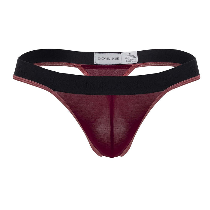 Clever Moda Doreanse 1012-BRD Borderline Thongs Color Bordeaux