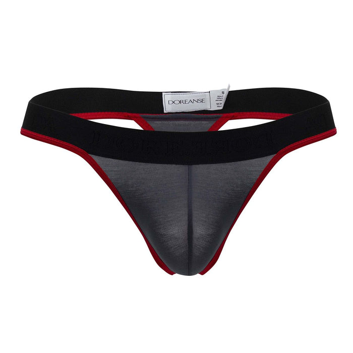 Clever Moda Doreanse 1012-CHR Borderline Thongs Color Charcoal