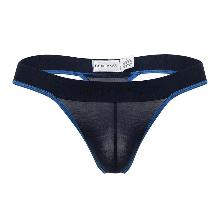 Clever Moda Doreanse 1012-NVY Borderline Thongs Color Navy