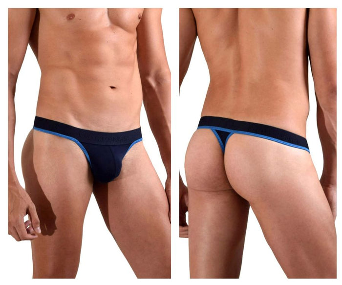 clever moda Doreanse 1012-NVY Borderline Thongs Color Navy
