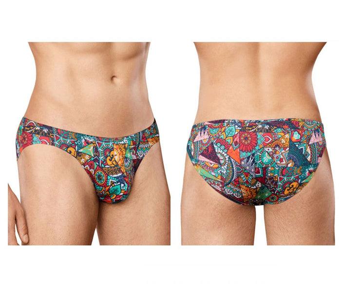 clever moda Doreanse 1217-PRN Groovy Bikini Color Printed