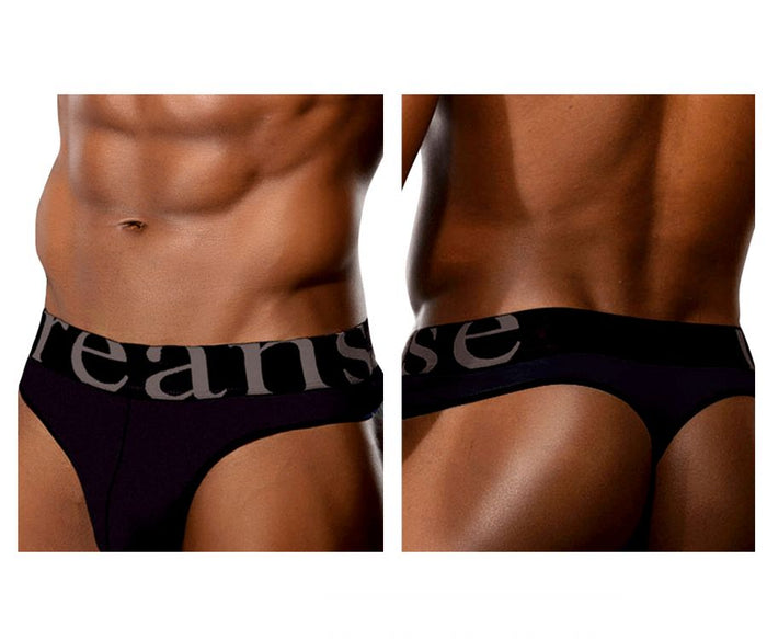 clever moda Doreanse 1250-BLK Wide-band Thong Color Black