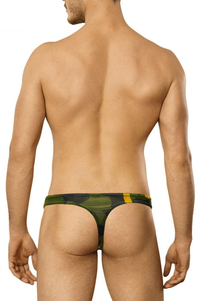 Clever Moda Doreanse 1303-PRN Camosaic Thong Color Green