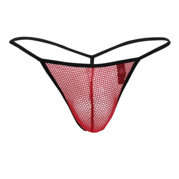 Clever Moda Doreanse 1306-RED Mesh G-String Thong Color Red