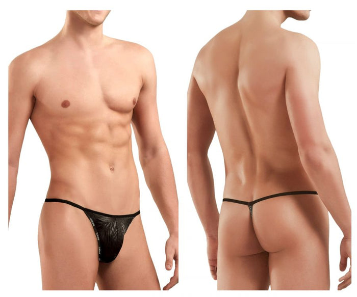 clever moda Doreanse 1326-PAN Flashy G-String Color Black Panther