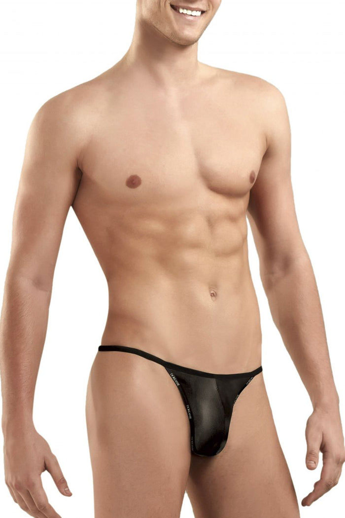 Clever Moda Doreanse 1326-SBK Flashy G-String Color Space Black