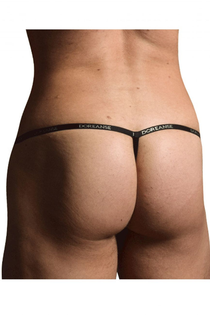 Clever Moda Doreanse 1330-BLK Ribbed Modal T-thong Color Black
