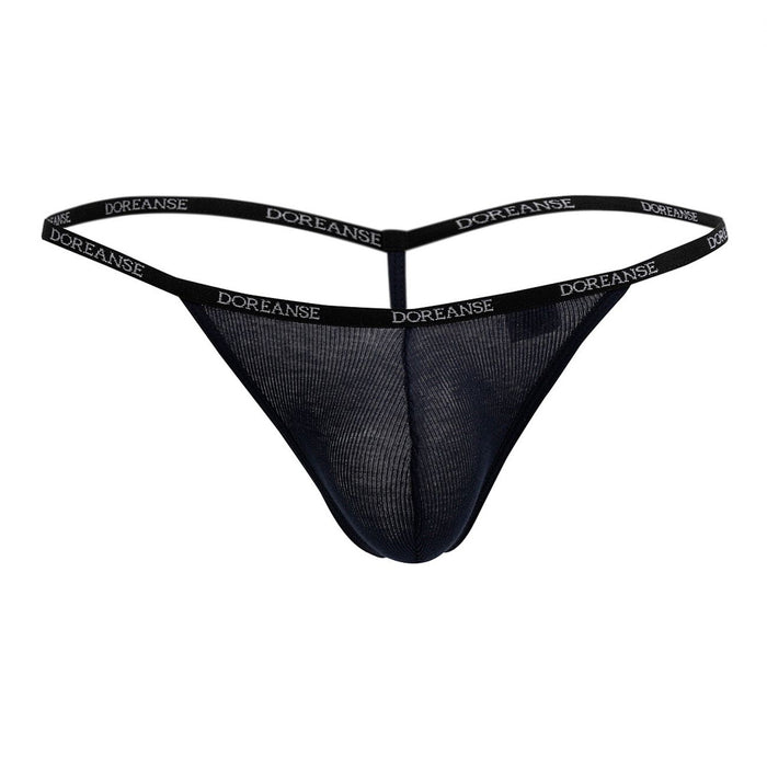 Clever Moda Doreanse 1330-NVY Ribbed Modal T-thong Color Navy
